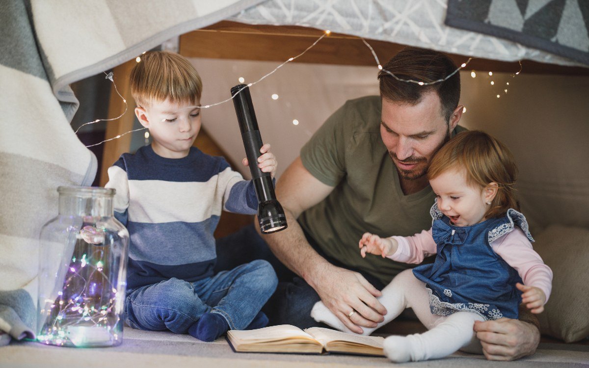 Dressing children for a long festive day